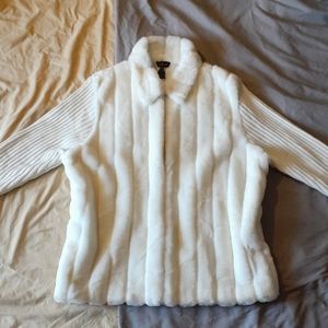 Ashley Stewart's Faux fur sweater